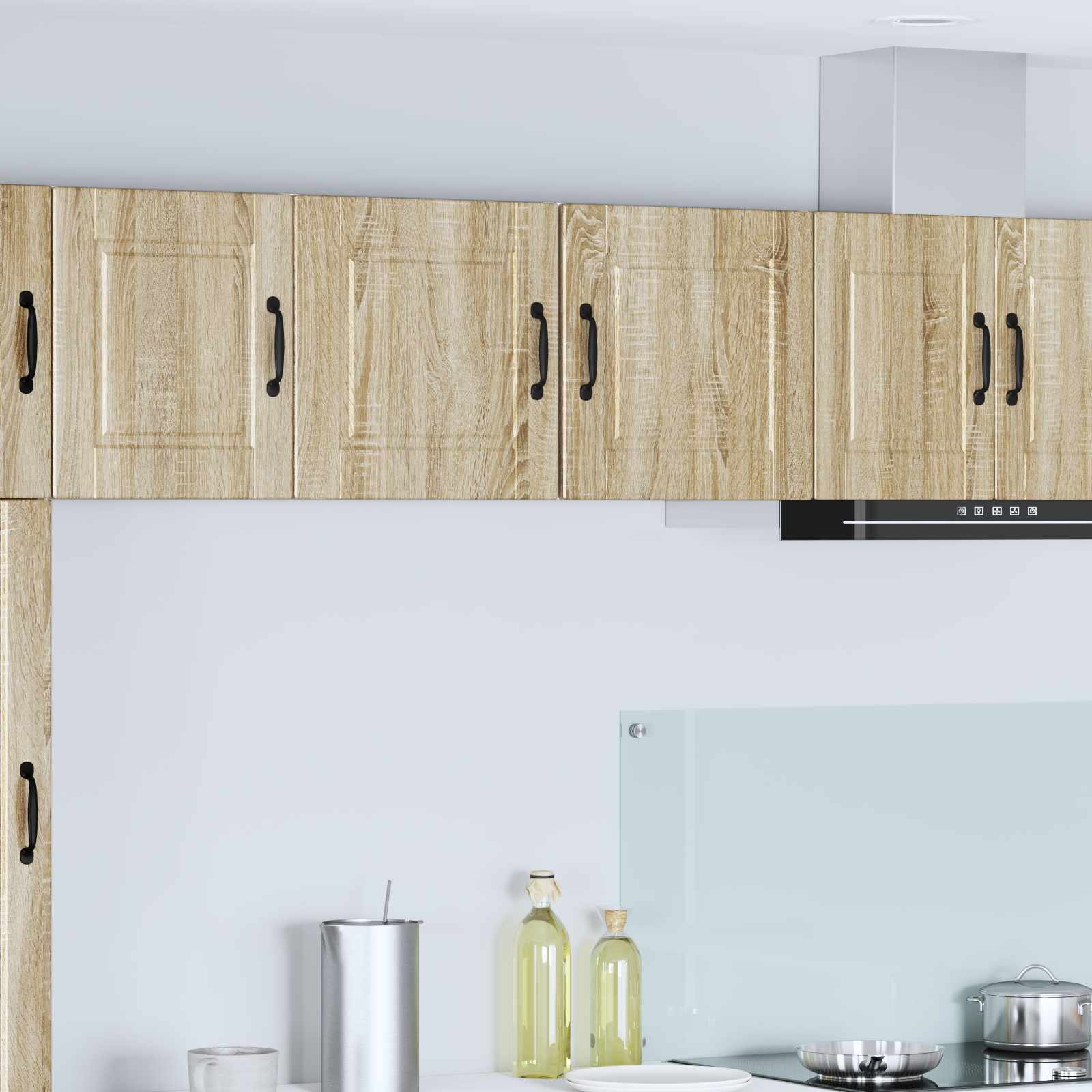 Vægskab PORTO 2 pcs Sonoma eg 40 x 31 x 40 cm Konstrueret træ
