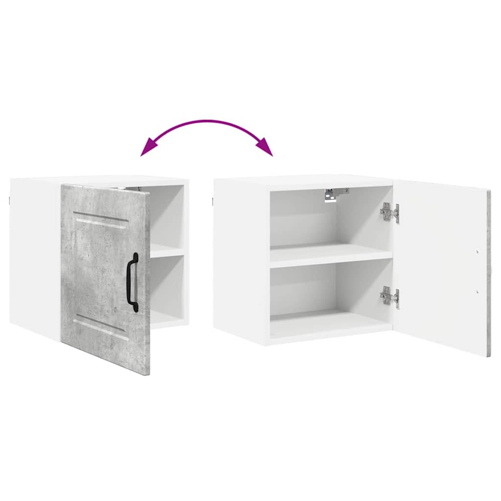 Vægskab til køkken Beton Grå 40 x 31 x 40 cm Konstrueret træ