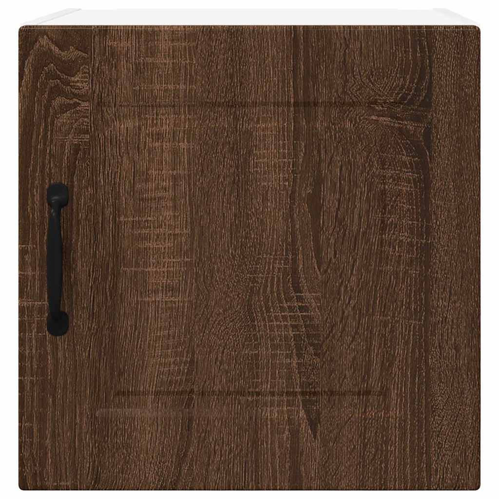 Vægskab til køkken med hylde 2 pcs Brun eg 40 x 31 x 40 cm