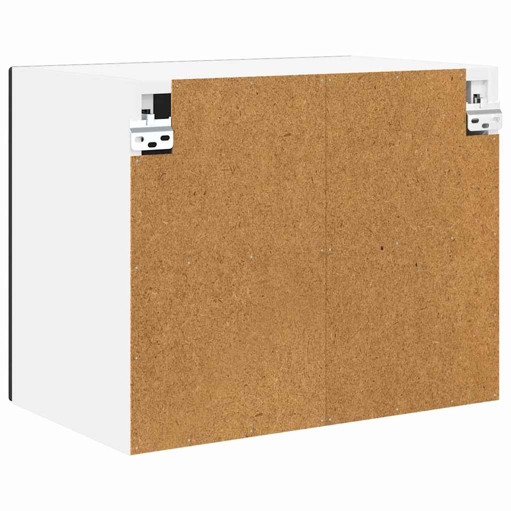 Vægskab til køkken 2 pcs Sort 50 x 31 x 40 cm Konstrueret træ