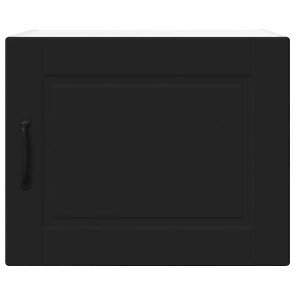 Vægskab til køkken 2 pcs Sort 50 x 31 x 40 cm Konstrueret træ