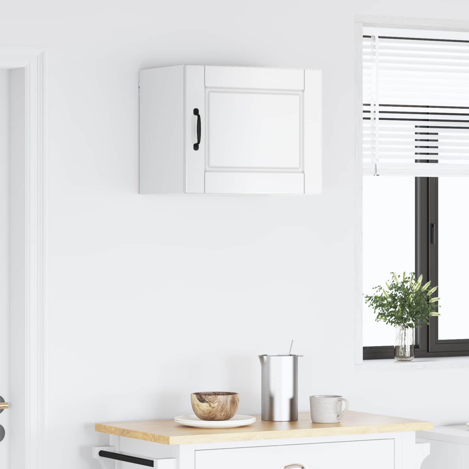 Vægskab PORTO Høj gloss hvid 50 x 31 x 40 cm Konstrueret træ