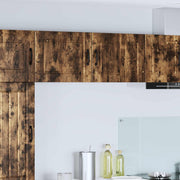 Vægskab PORTO 2 pcs Røget eg 50 x 31 x 40 cm Konstrueret træ