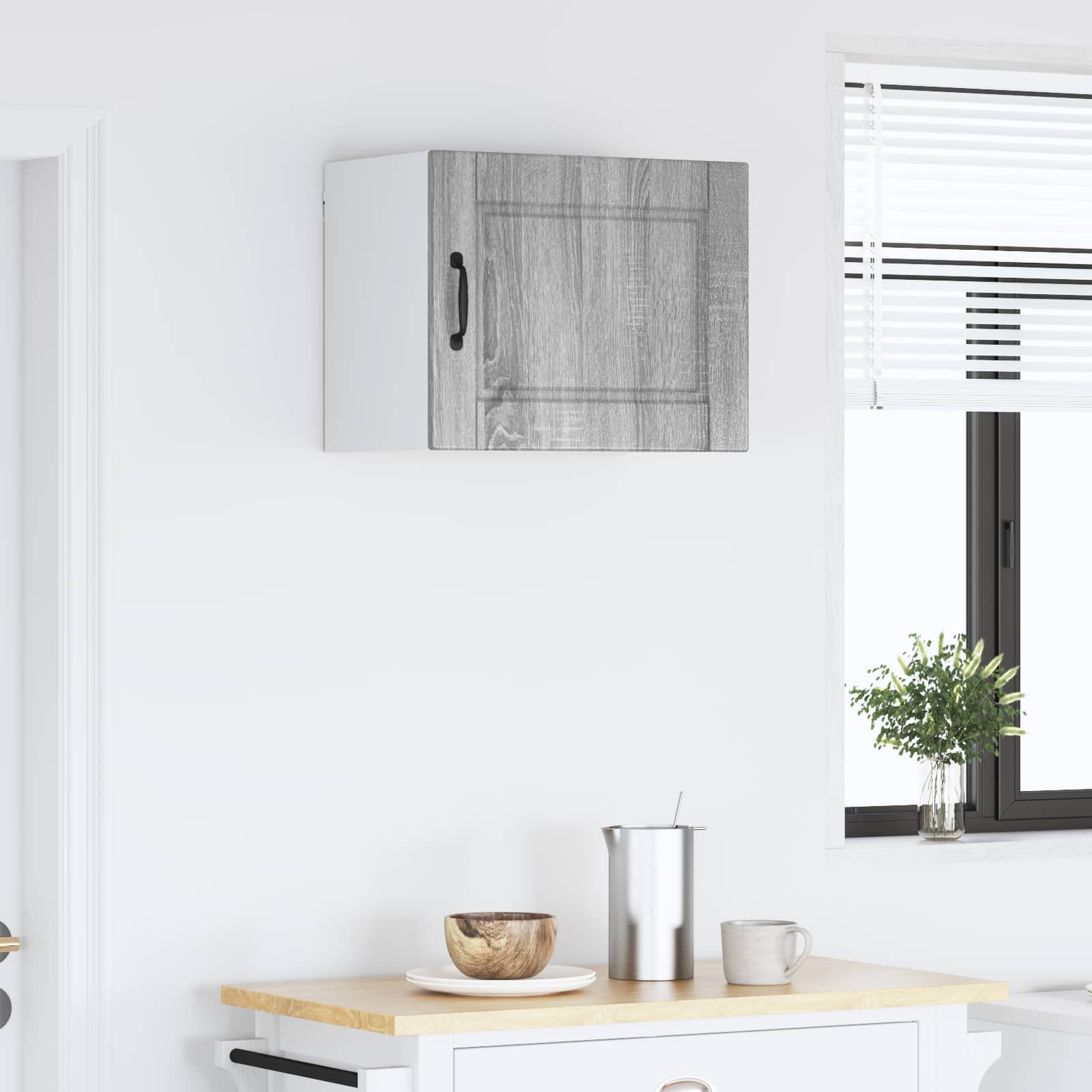 Køkkenskab med hylde Grå Sonoma 50 x 31 x 40 cm Konstrueret træ