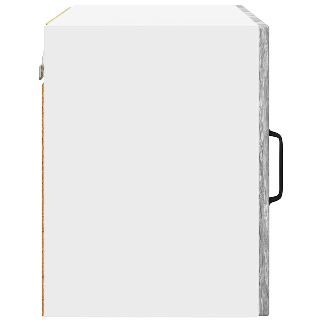 Vægskab til køkken med hylde 2 pcs Grå Sonoma 50 x 31 x 40 cm