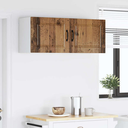 Vægskab PORTO 2 pcs Gammelt træ 50 x 31 x 40 cm Konstrueret træ