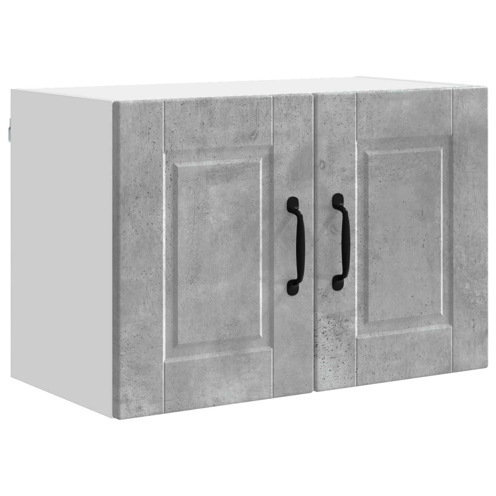 Vægskab PORTO 2 pcs Beton Grå 60 x 31 x 40 cm Konstrueret træ