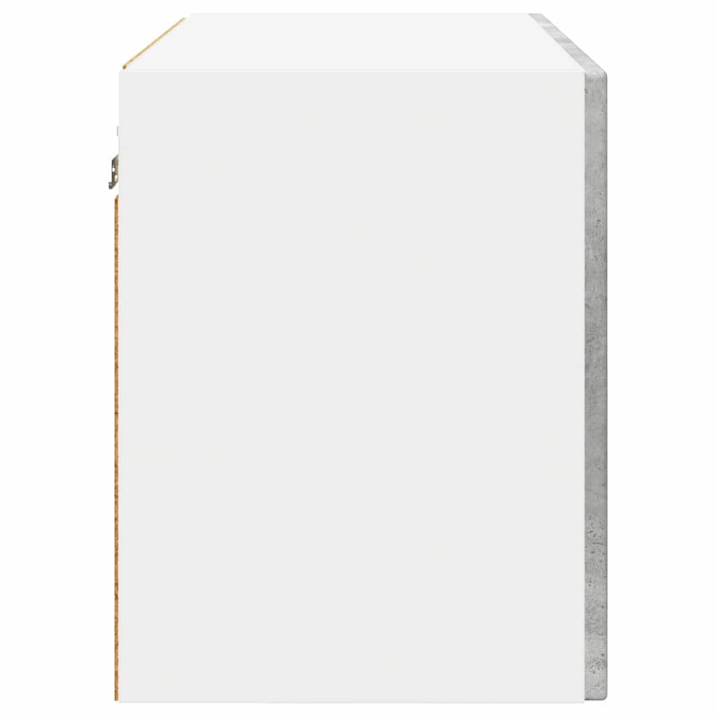 Vægskab til køkken med hylde 2 pcs Beton Grå 60 x 31 x 40 cm