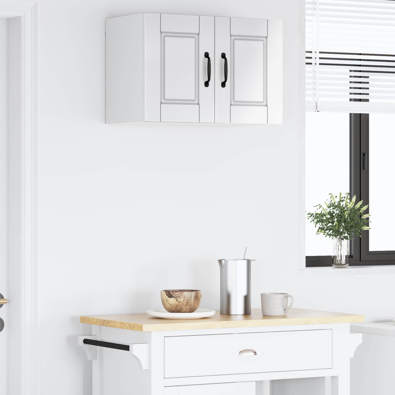 Vægskab PORTO Høj gloss hvid 60 x 31 x 40 cm Konstrueret træ