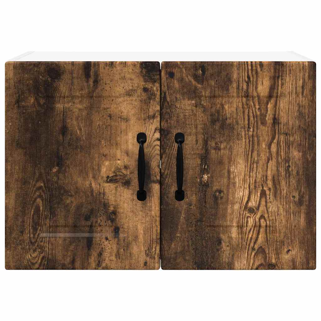 Vægskab til køkken med hylde 2 pcs Røget eg 60 x 31 x 40 cm