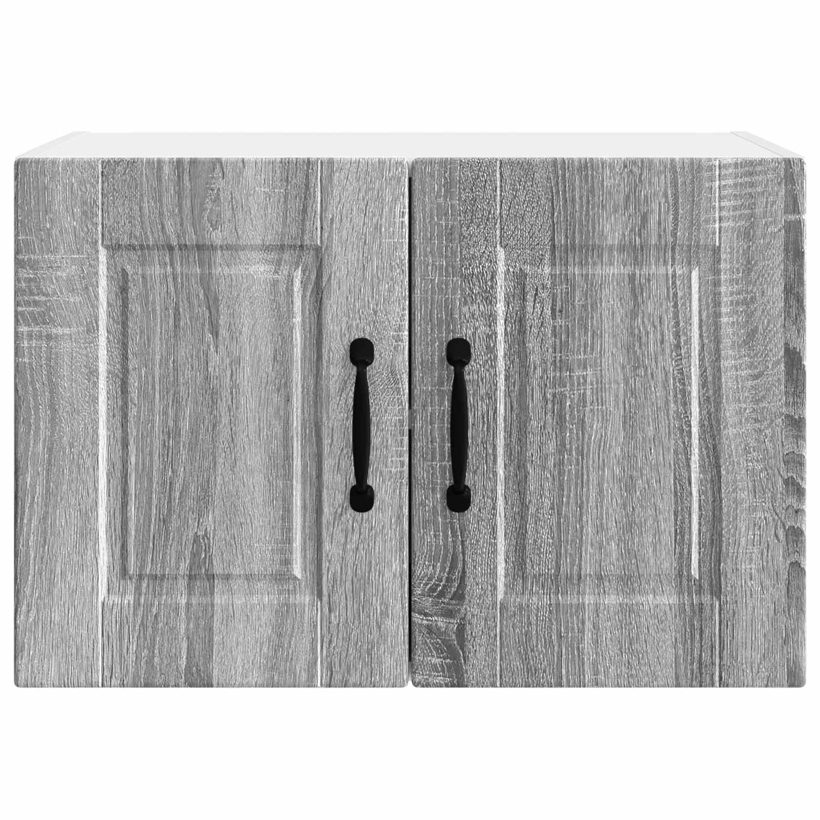 Vægskab PORTO 2 pcs Grå Sonoma 60 x 31 x 40 cm Konstrueret træ