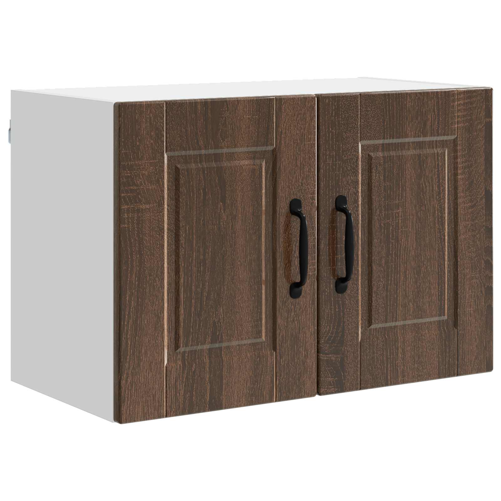 Vægskab PORTO 2 pcs Brun eg 60 x 31 x 40 cm Konstrueret træ