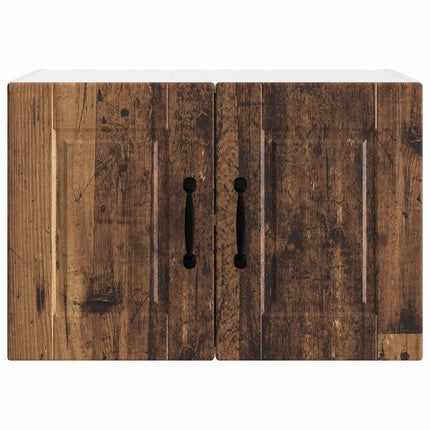 Vægskab PORTO Gammelt træ 60 x 31 x 40 cm Konstrueret træ