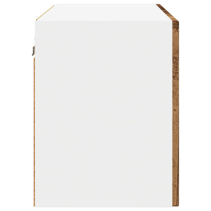 Vægskab PORTO Gammelt træ 60 x 31 x 40 cm Konstrueret træ