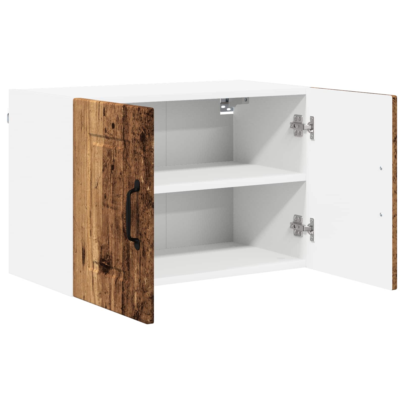Vægskab PORTO 2 pcs Gammelt træ 60 x 31 x 40 cm Konstrueret træ