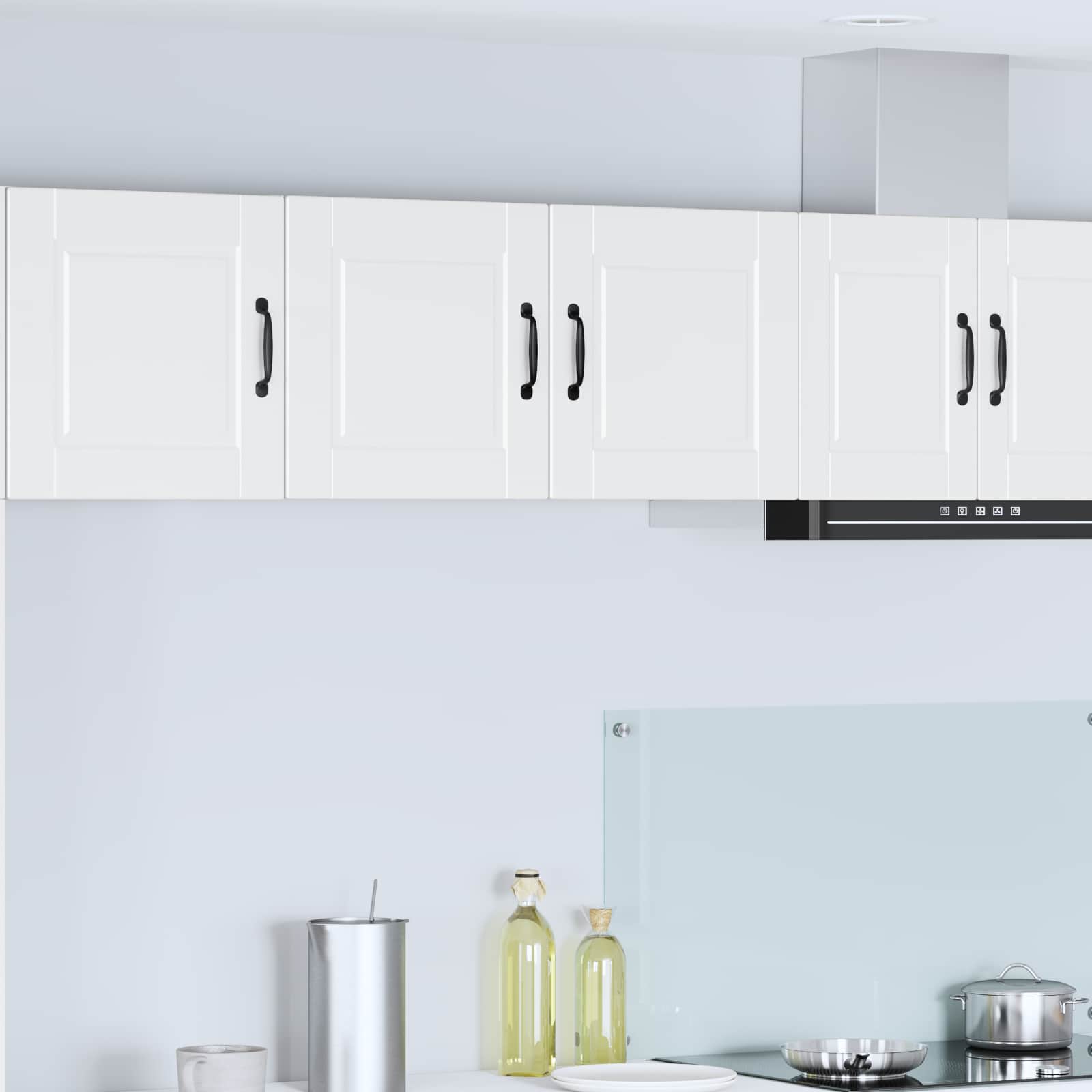 Køkkenskab med hylde Hvid 80 x 31 x 40 cm Konstrueret træ