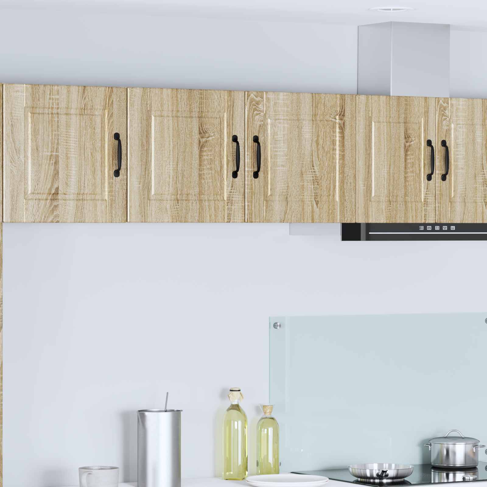 Køkkenskab med hylde Sonoma eg 80 x 31 x 40 cm Konstrueret træ