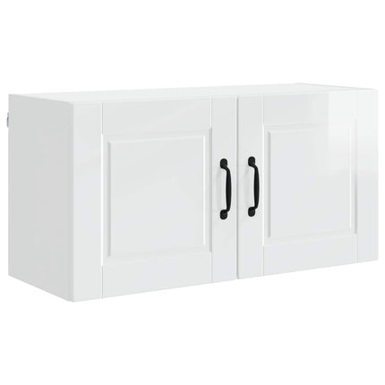 Vægskab PORTO Høj gloss hvid 80 x 31 x 40 cm Konstrueret træ