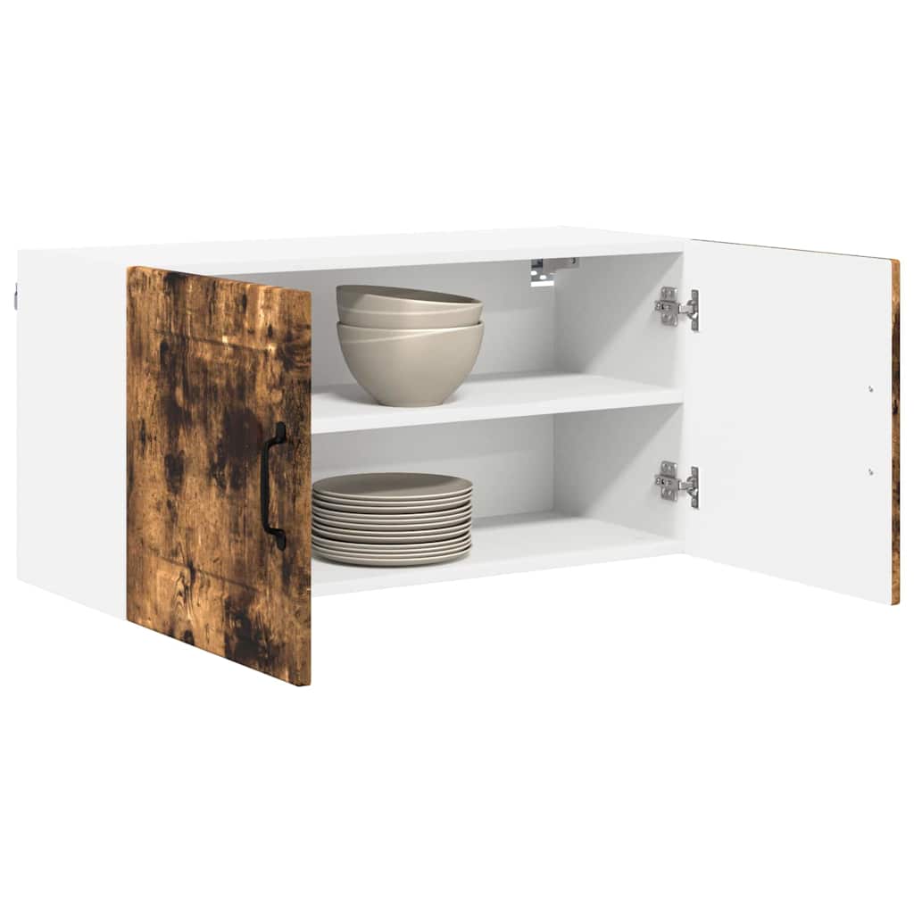 Vægskab til køkken Røget eg 80 x 31 x 40 cm Konstrueret træ