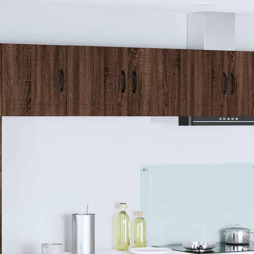 Vægskab til køkken Brun eg 80 x 31 x 40 cm Konstrueret træ