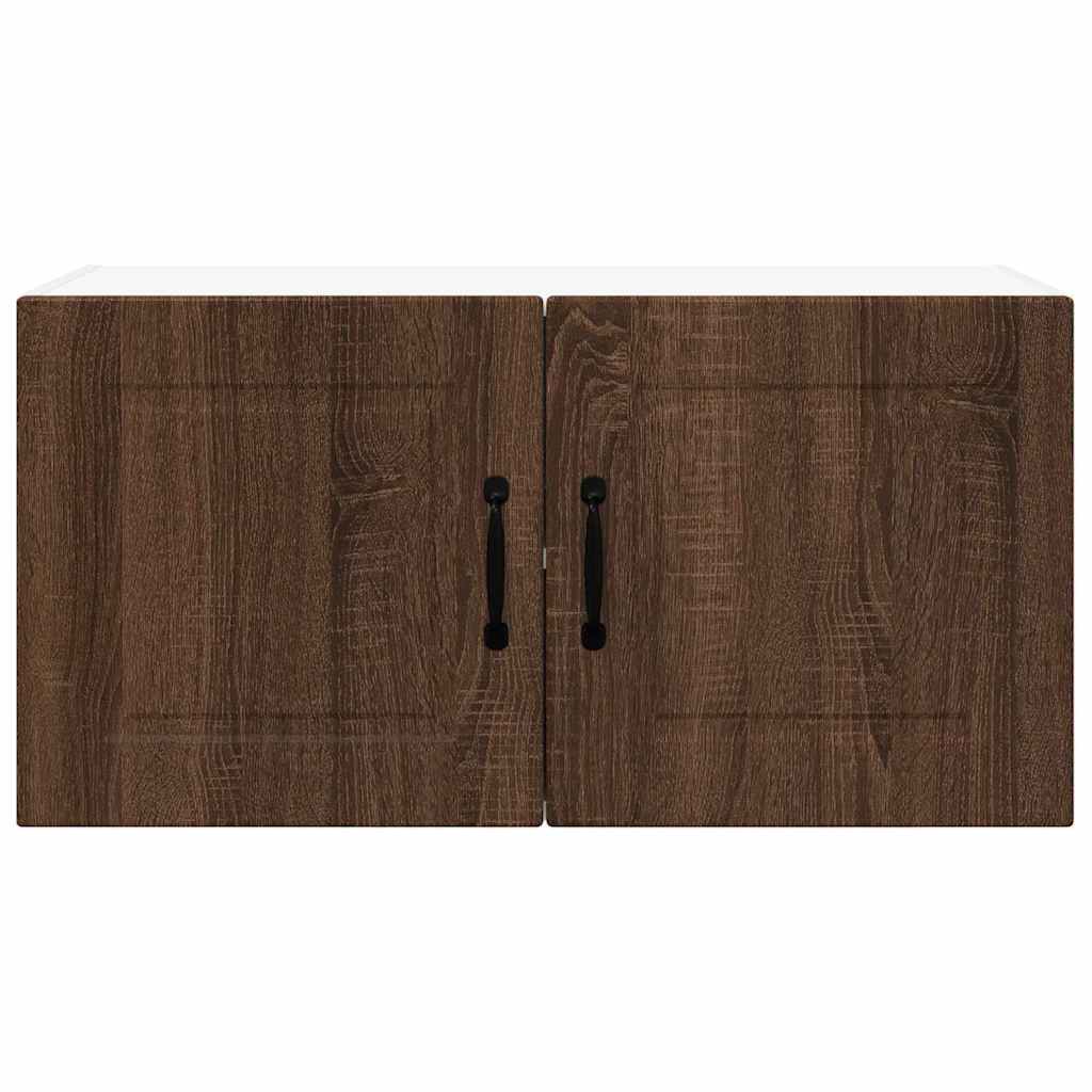 Vægskab til køkken Brun eg 80 x 31 x 40 cm Konstrueret træ