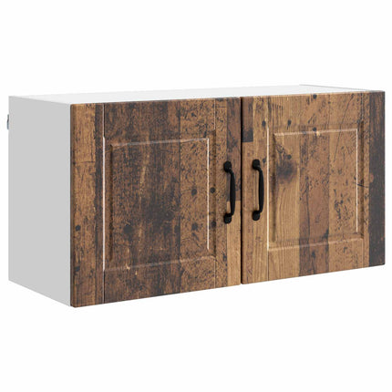 Vægskab PORTO Gammelt træ 80 x 31 x 40 cm Konstrueret træ
