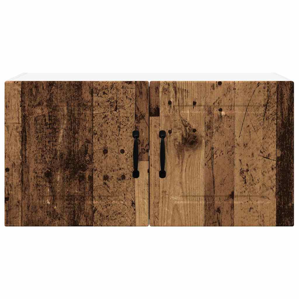Vægskab til køkken Gammelt træ 80 x 31 x 40 cm Konstrueret træ