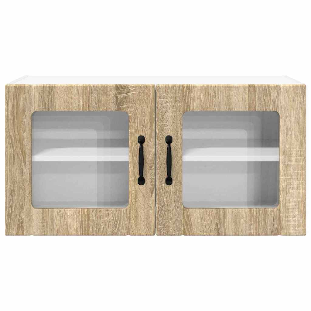 Vægskab til køkken Sonoma eg 80 x 31 x 40 cm Konstrueret træ