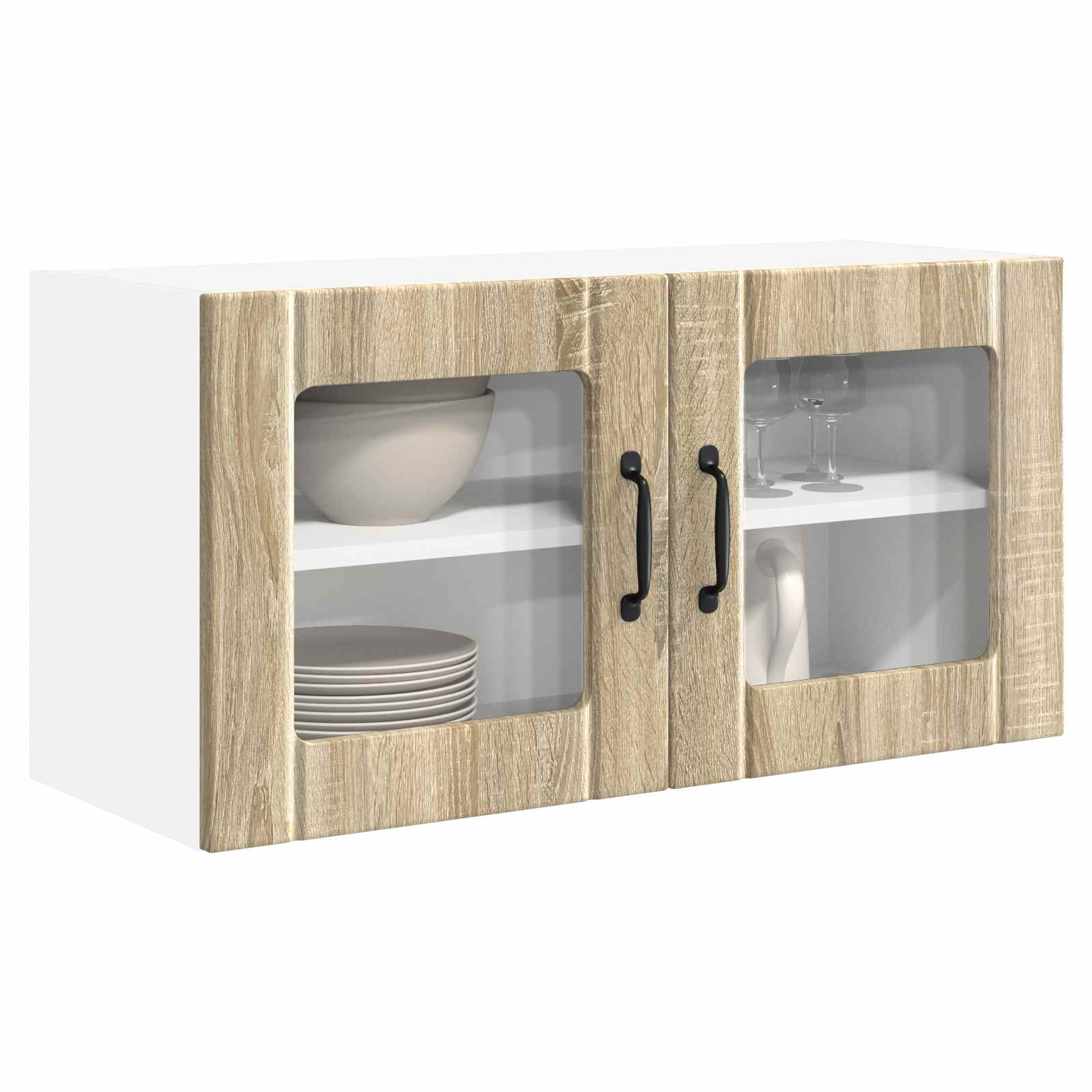 Væglågskab PORTO Sonoma eg 80 x 31 x 40 cm Konstrueret træ