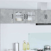 Vægskab til køkken Beton Grå 80 x 31 x 40 cm Konstrueret træ