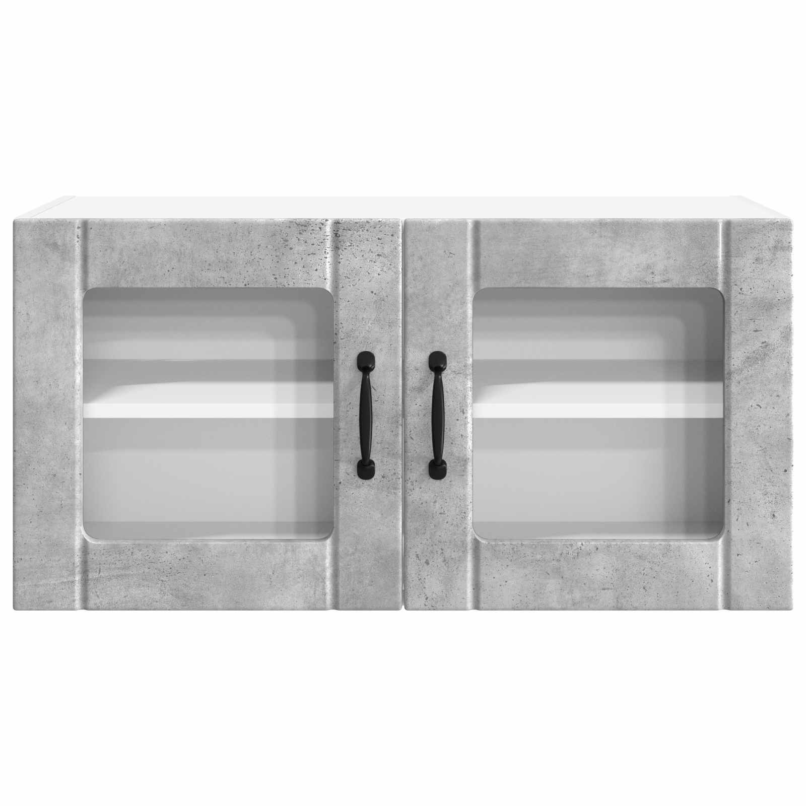 Køkkenskab med hylde Beton Grå 80 x 31 x 40 cm Konstrueret træ