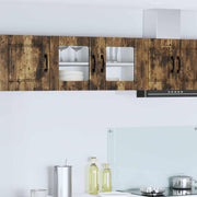Køkkenskab med hylde Røget eg 80 x 31 x 40 cm Konstrueret træ