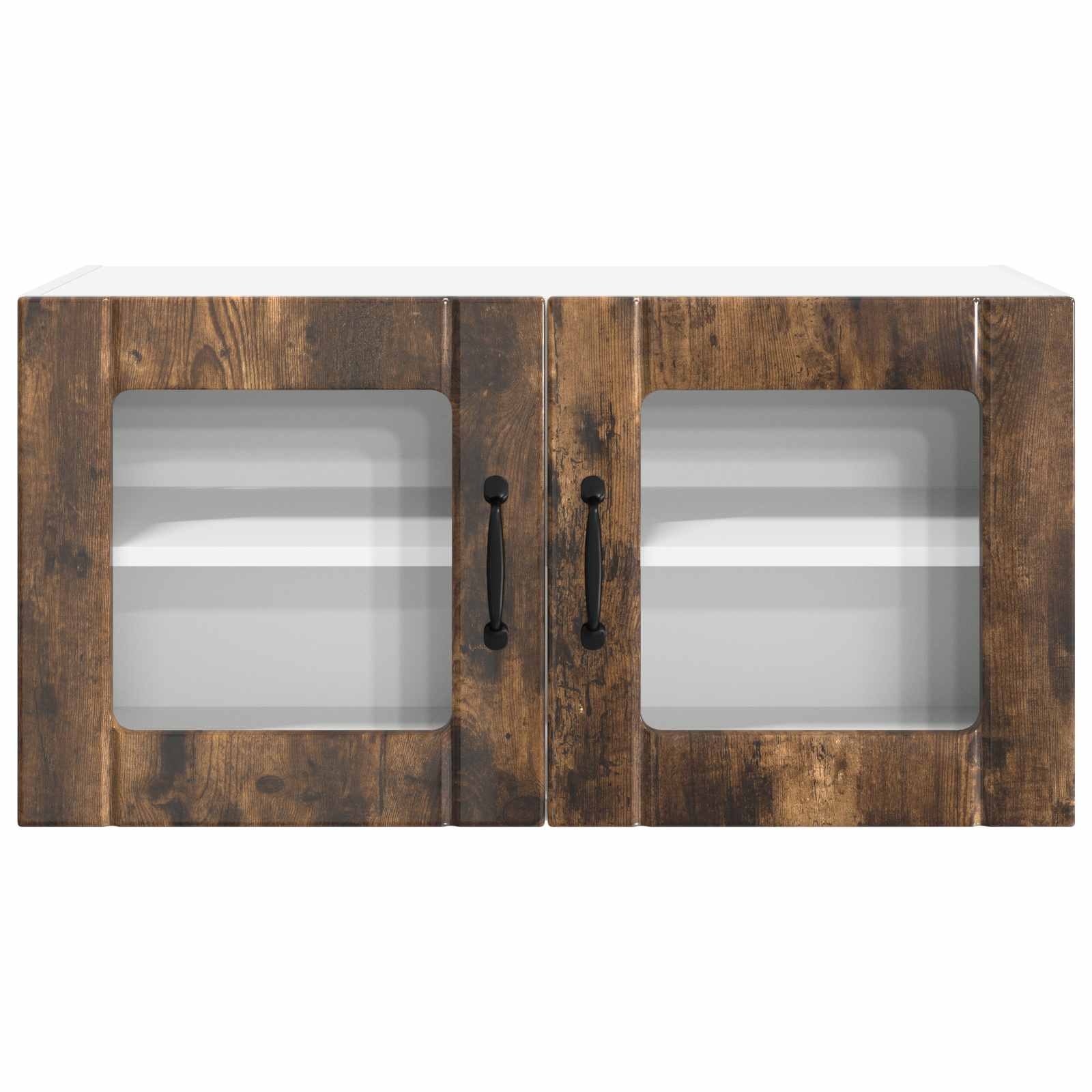 Køkkenskab med hylde Røget eg 80 x 31 x 40 cm Konstrueret træ