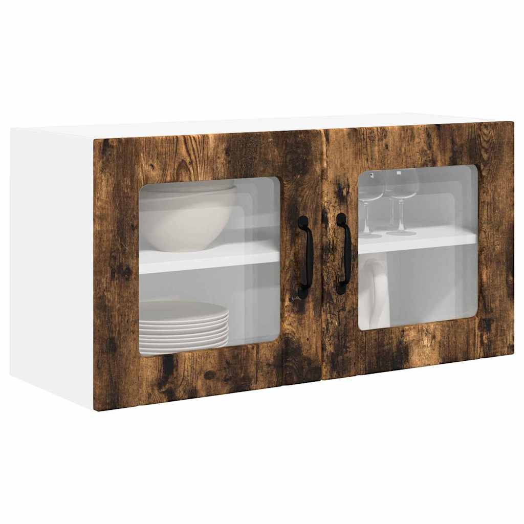 Vægskab til køkken Røget eg 80 x 31 x 40 cm Konstrueret træ