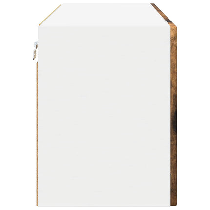 Væglågskab PORTO Røget eg 80 x 31 x 40 cm Konstrueret træ