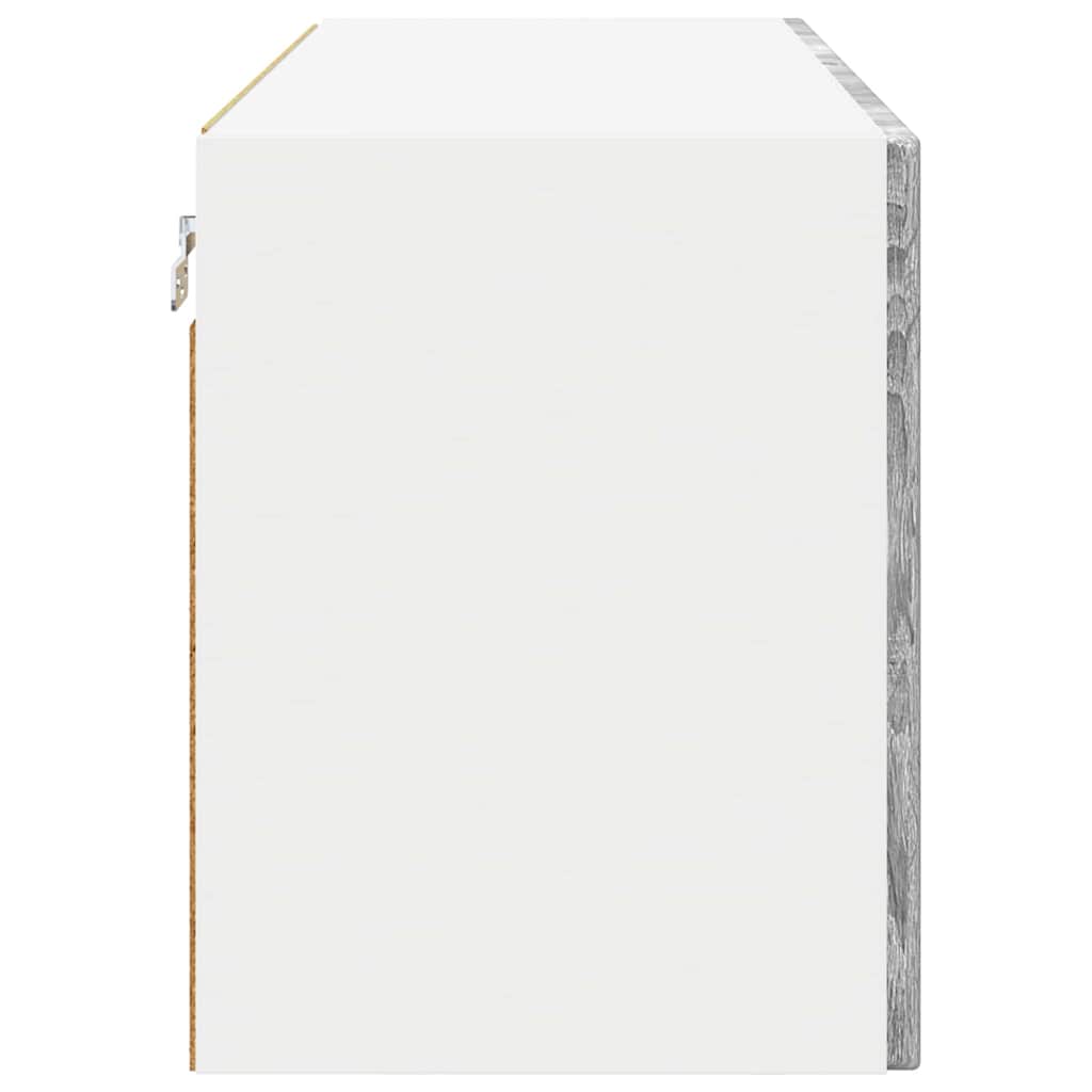 Vægskab til køkken Grå Sonoma 80 x 31 x 40 cm Konstrueret træ