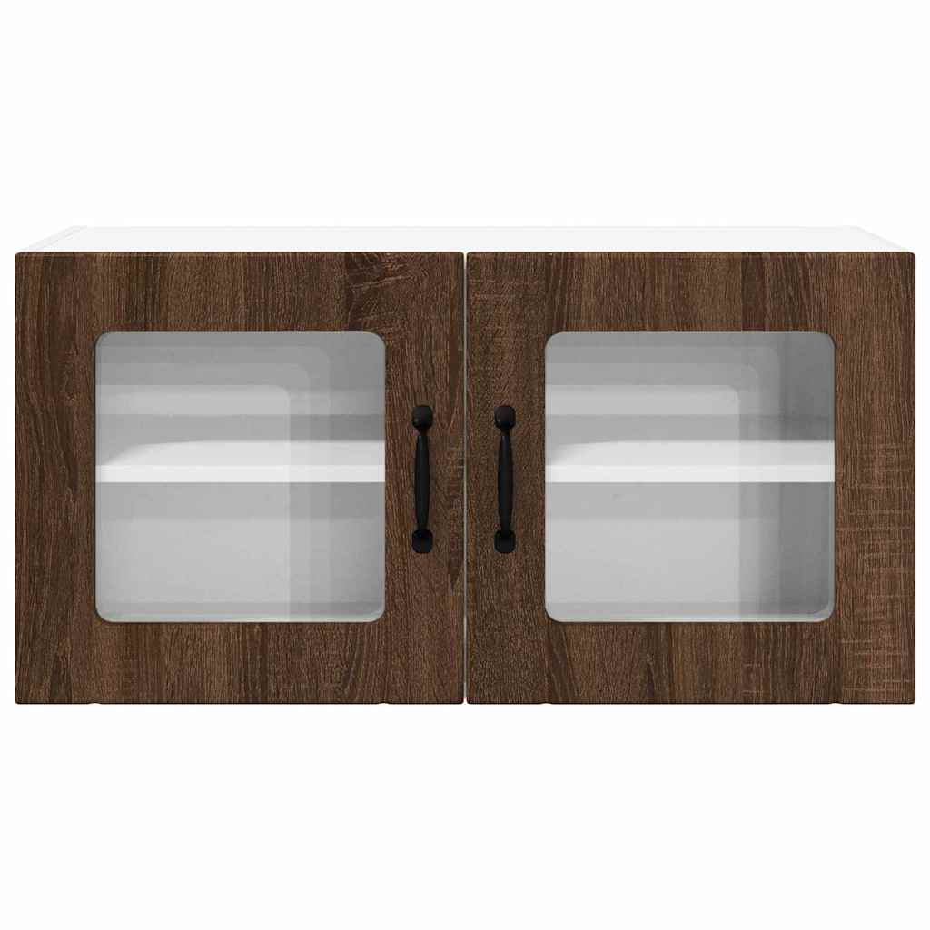 Vægskab til køkken Brun eg 80 x 31 x 40 cm Konstrueret træ