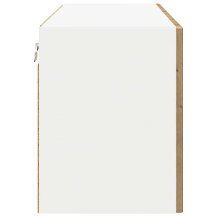 Væglågskab PORTO Artisan Egetræ 80 x 31 x 40 cm Konstrueret træ