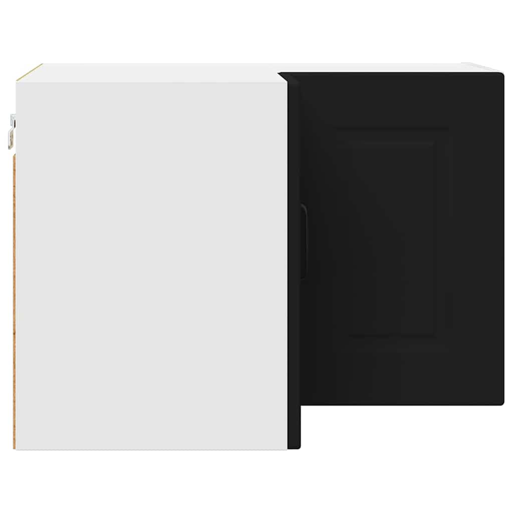 Vægskab til køkken med dør Sort 57 x 57 x 40 cm Konstrueret træ