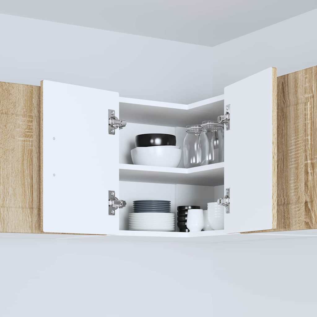 Vægskab til køkken Sonoma eg 57 x 57 x 40 cm Konstrueret træ