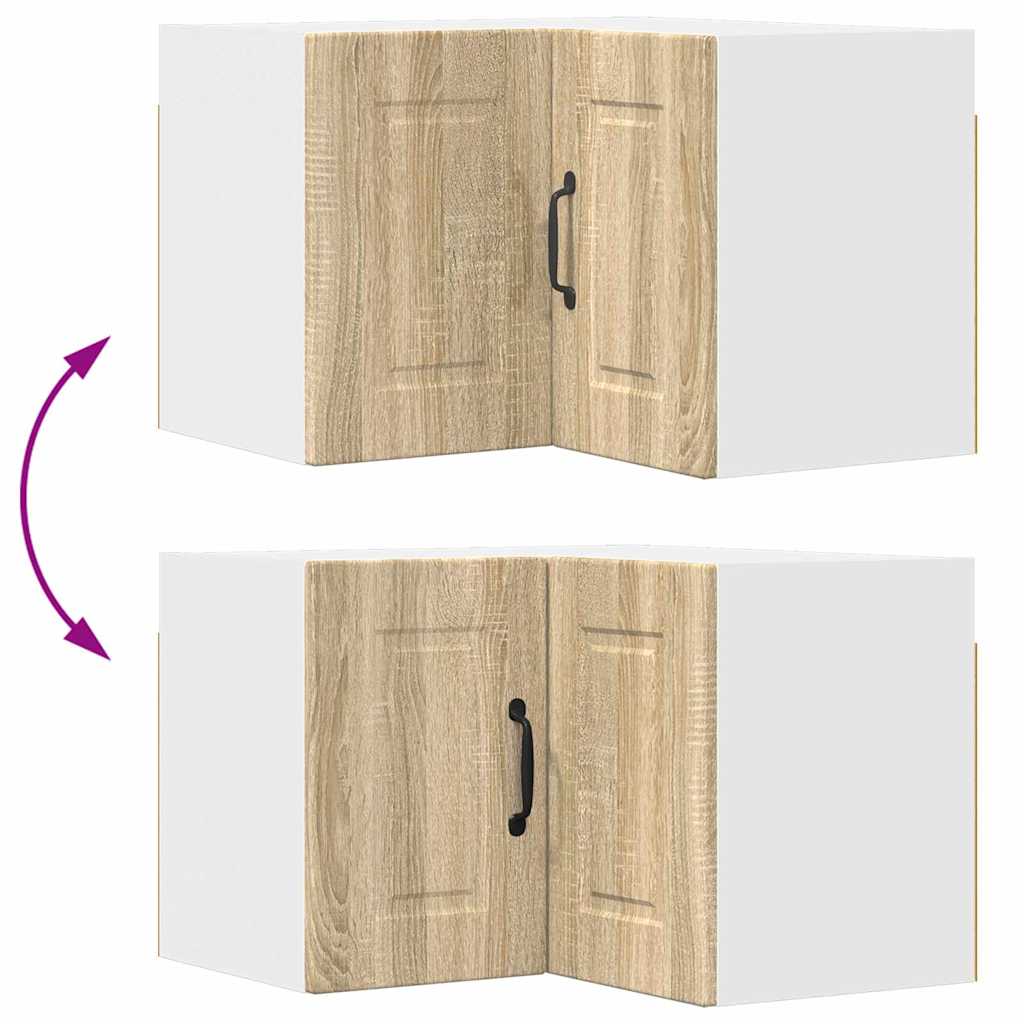 Vægskab til køkken Sonoma eg 57 x 57 x 40 cm Konstrueret træ