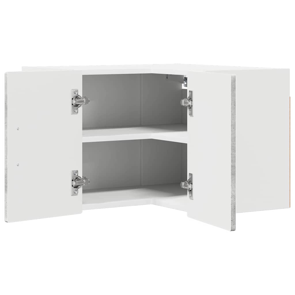 Vægskab til køkken Beton Grå 57 x 57 x 40 cm Konstrueret træ