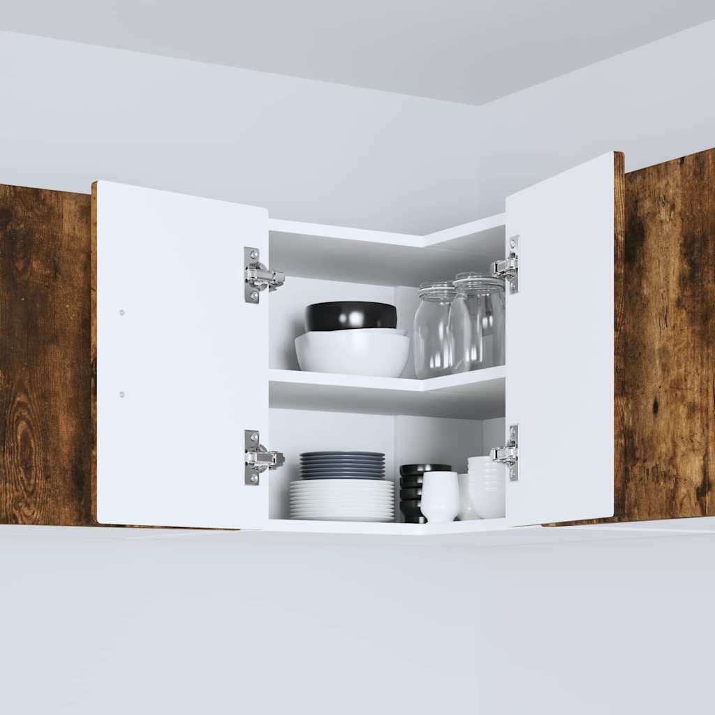 Vægskab til køkken Røget eg 57 x 57 x 40 cm Konstrueret træ