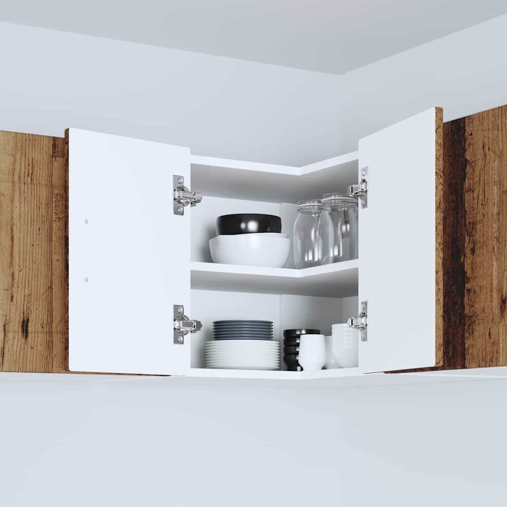 Vægskab til køkken Gammelt træ 57 x 57 x 40 cm Konstrueret træ