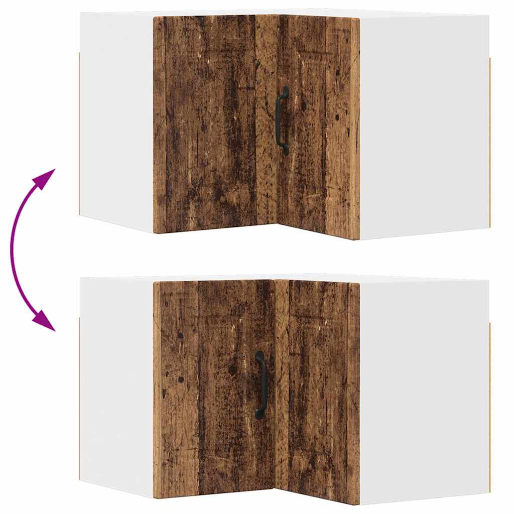 Vægskab til køkken Gammelt træ 57 x 57 x 40 cm Konstrueret træ