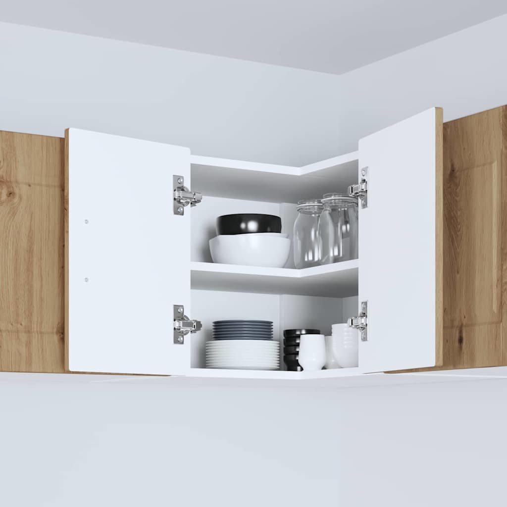 Vægskab til køkken med hylde Artisan Egetræ 57 x 57 x 40 cm