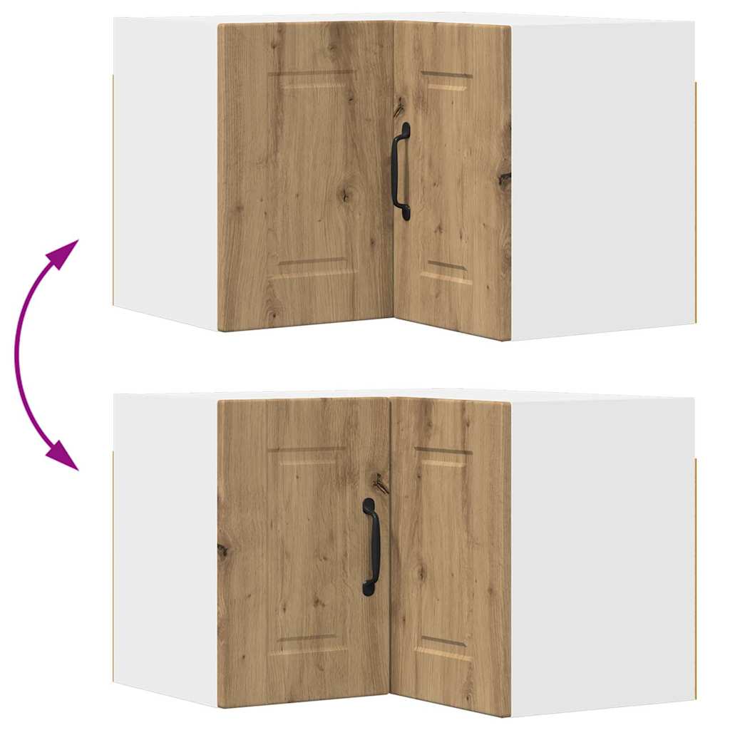 Vægskab til køkken med hylde Artisan Egetræ 57 x 57 x 40 cm