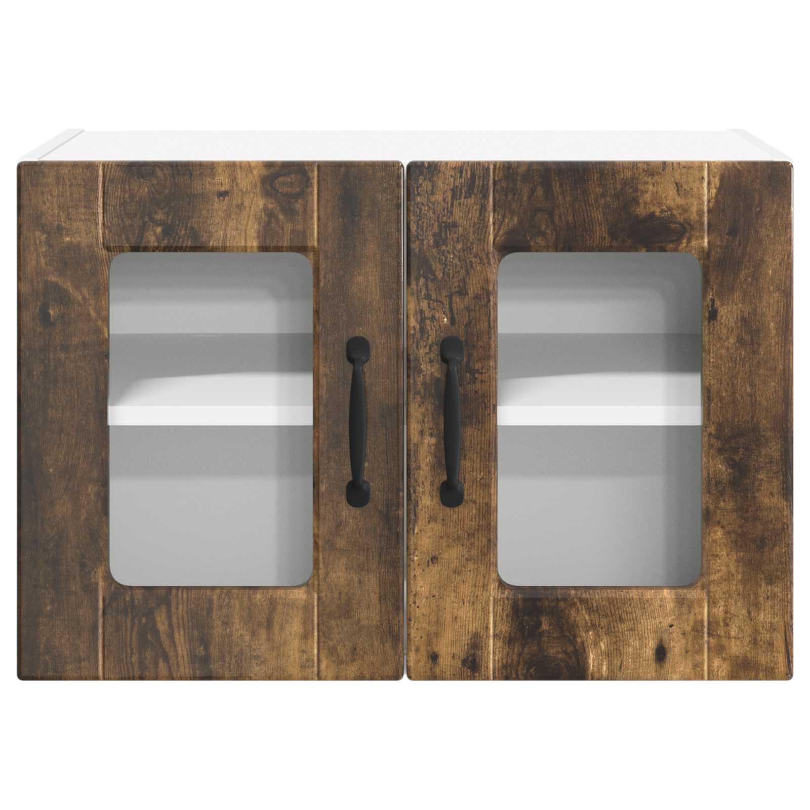 Væglågskab PORTO 2 pcs Røget eg 60 x 31 x 40 cm Konstrueret træ