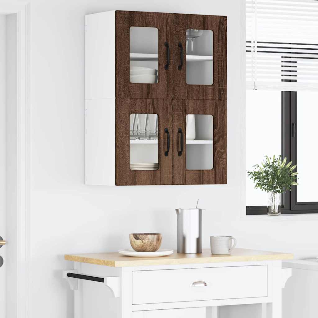 Vægskab til køkken Brun eg 60 x 31 x 40 cm Konstrueret træ