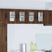 Vægskab til køkken med hylde 2 pcs Brun eg 60 x 31 x 40 cm